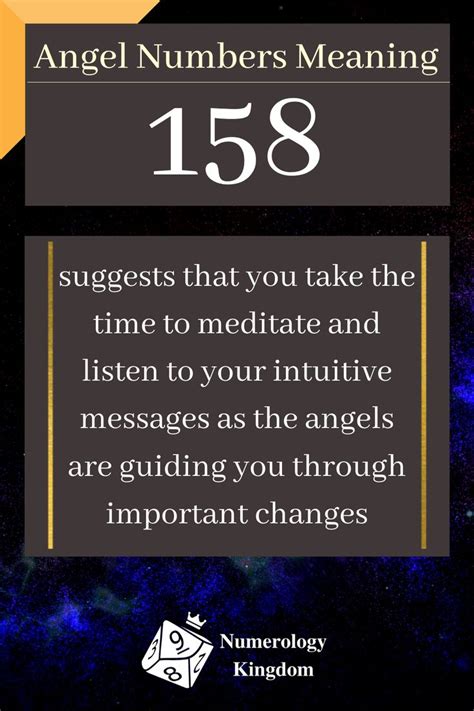 158 angel number